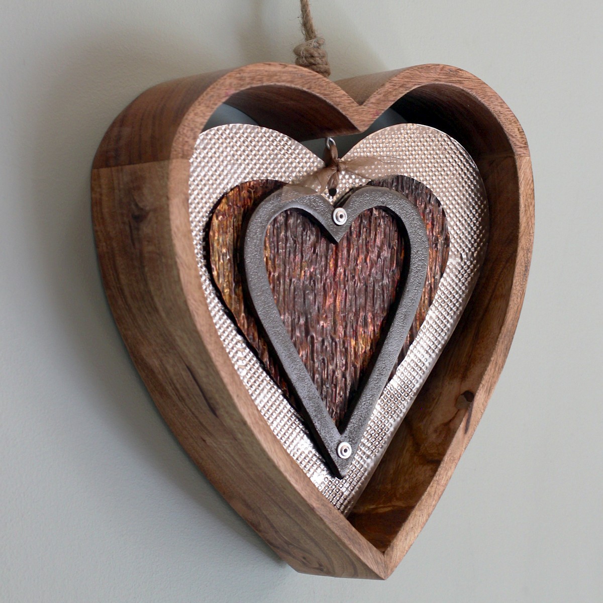 Carol Braden, LLC. Wooden Heart Wall Decor