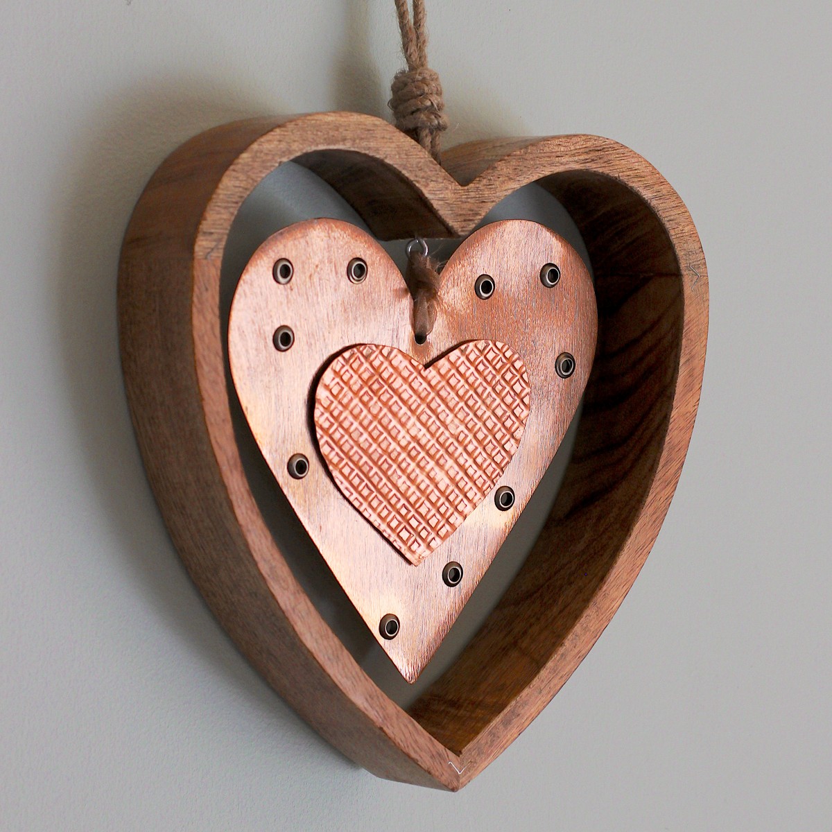 Carol Braden, LLC. Wooden Heart Wall Decor